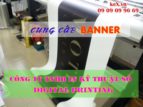Bán banner cuốn nhựa thường tại Công ty TNHH In Kỹ Thuật Số - Digital Printing